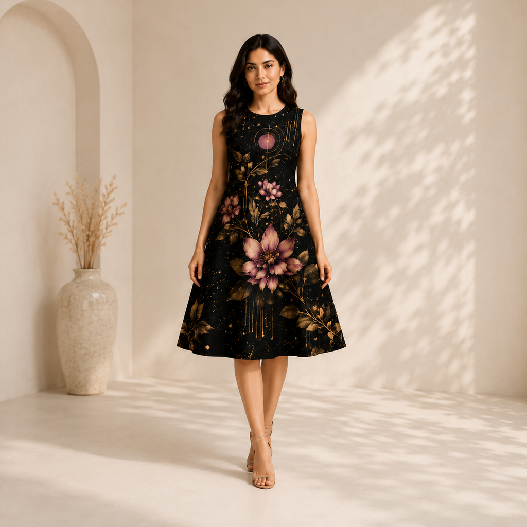 AOP A line Dress