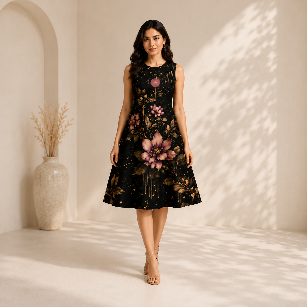 AOP A line Dress