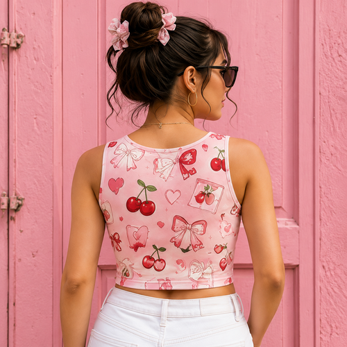 AOP Crop Top